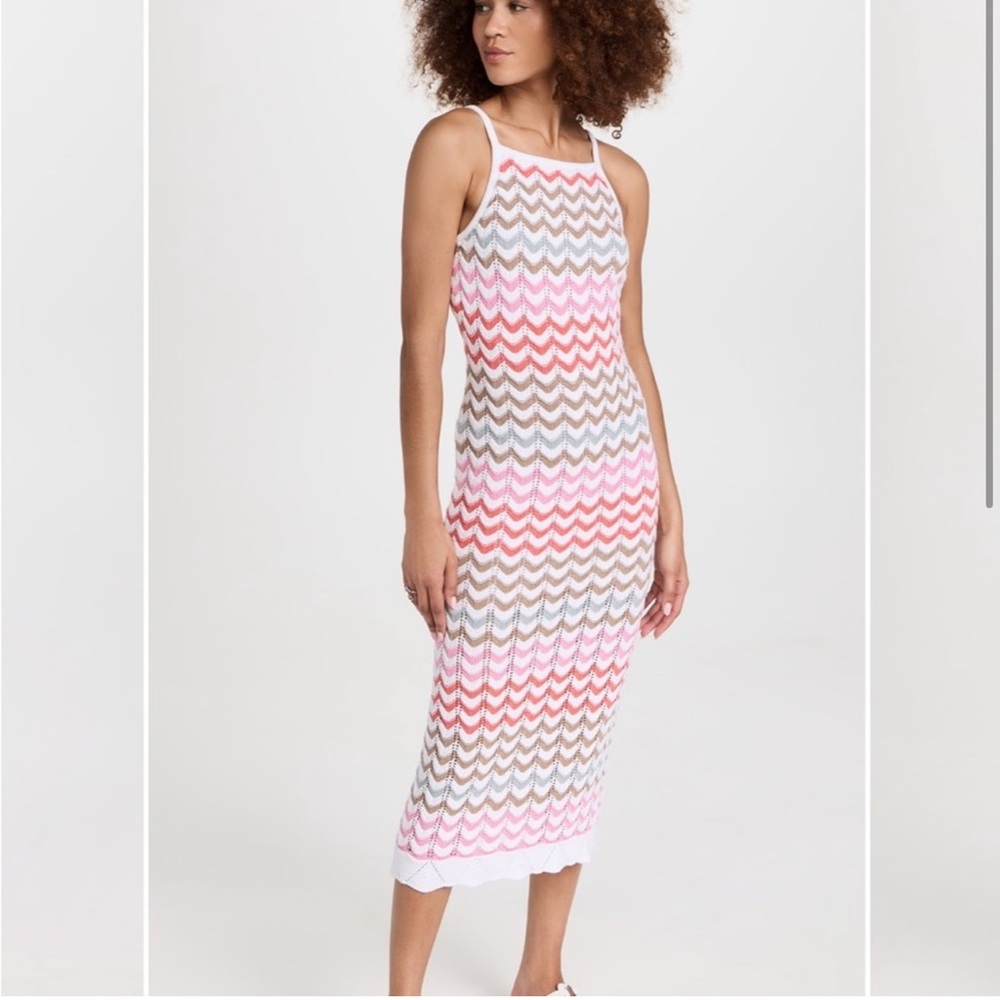 Z Supply Chevron Knit Midi Dress